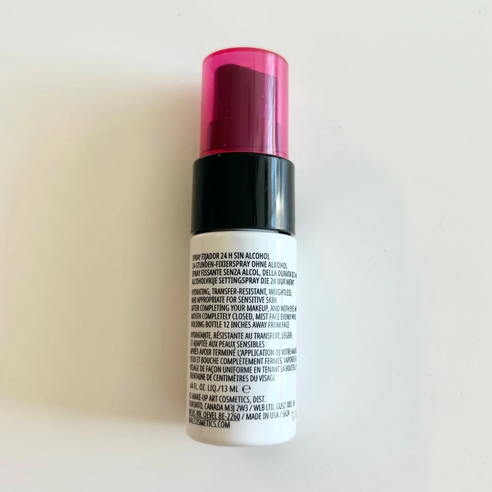 NEW MAC Cosmetics Fix+ Stay Over Alcohol Free 24HR Setting Spray Mini 13 ml